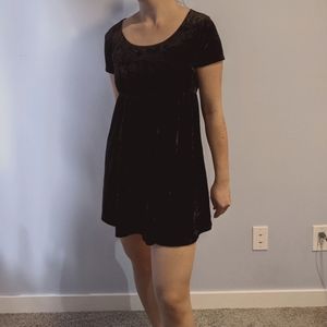 BLACK VELVET doll dress